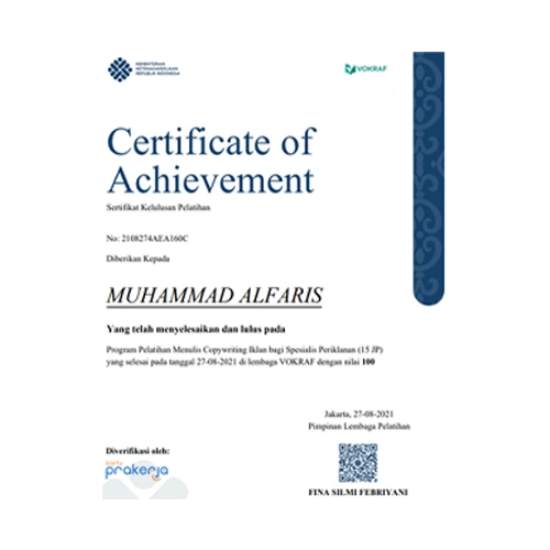 KEMNAKER CERTIFICATION
